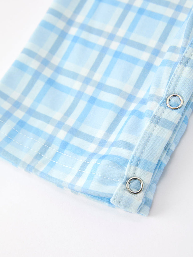 Bear Smocked Plaid Baby Jonjon - 5