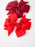 Fall Bow Hair Clip Set - 11