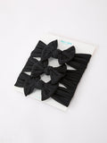 Baby Girl Bow Headband Same Color 3 Piece Set - 19