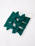 Baby Girl Bow Headband Same Color 3 Piece Set - 25