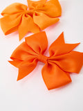 Fall Bow Hair Clip Set - 3