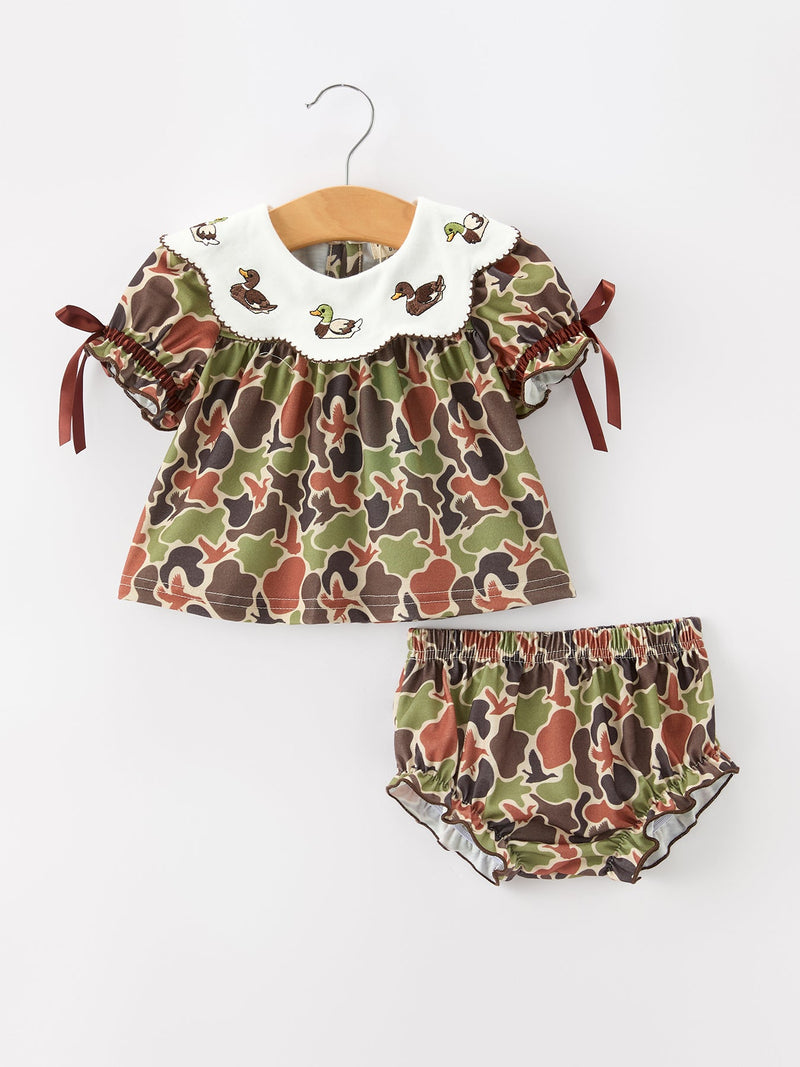 Duck Camo Girl Bloomer Set - 1