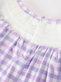 Halloween Ghost Plaid Bow Girls Bloomer Set - 4