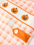Halloween Pumpkin Plaid Boys JonJon - 4