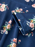Fall Floral Girls Long Sleeve Dress - 3
