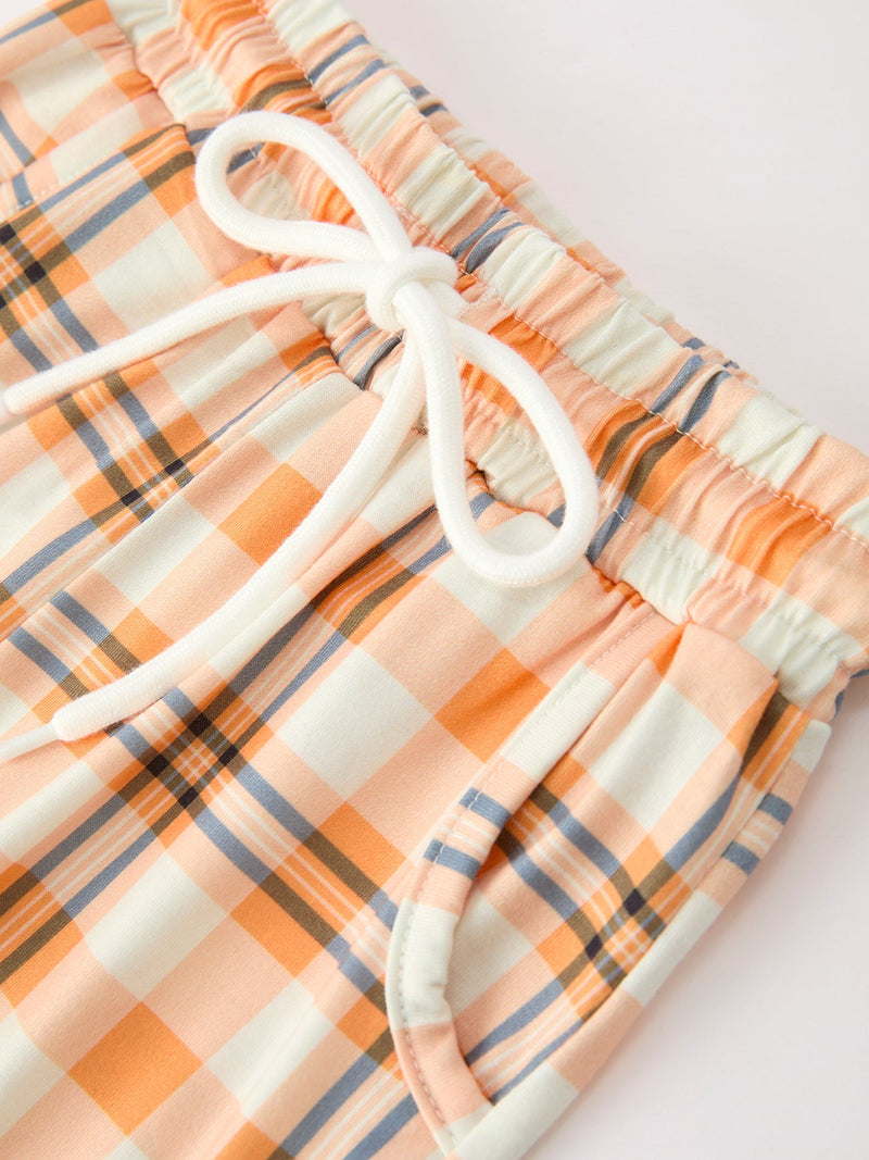 Halloween Plaid Boys Pant Set - 5