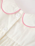 Church Christ Pink Cross Bishop Christening Girls Bloomer Set - 5