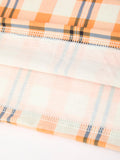 Halloween Plaid Smocked Girls Dress - 5