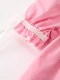 Church Christ White Cross Bishop Christening Girls Bloomer Set - 4