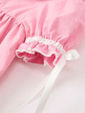 Church Christ White Cross Bishop Christening Girls Dress - 3