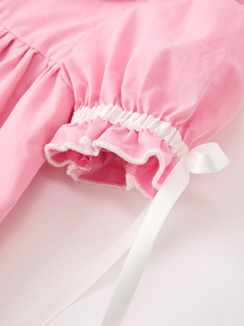 Church Christ White Cross Bishop Christening Girls Dress - 3