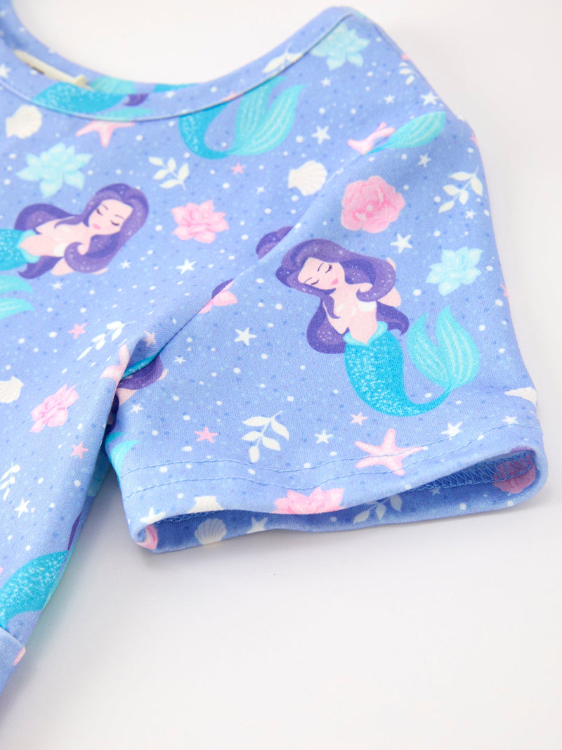 Ocean Fantasy Twirl Girls Dress - 4