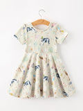 Farm Animal Birthday Twirl Girls Dress - 2