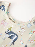 Farm Animal Birthday Twirl Girls Dress - 4