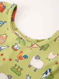 Countryside Farm Animal Pasture Twirl Girls Dress - 3