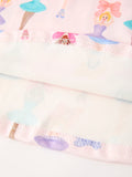Fall Colorful Ballet Character Girls Long Sleeve Twirl Dress - 10