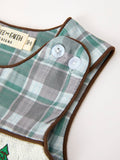 Plaid Moose Smocked Baby Boy JonJon - 3