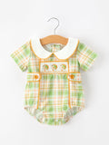 Thanksgiving Turkey Smocked Baby Boy JonJon - 1
