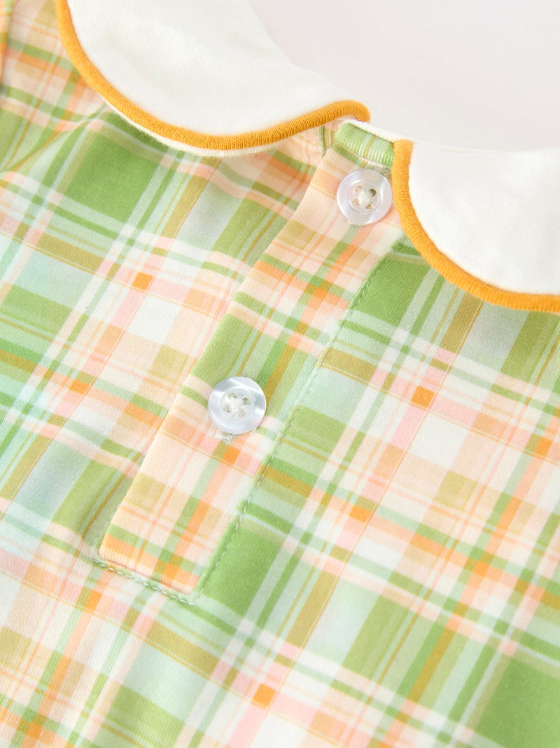 Thanksgiving Turkey Smocked Baby Boy JonJon - 5