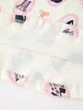 Halloween Vintage Cameo Print Girls Twirl Dress - 5