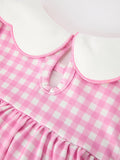 Thanksgiving Halloween Pumpkin Embroidery Girls Dress - 4