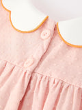 Halloween Pumpkin Embroidered Girls Bloomer Set - 4