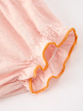 Halloween Pumpkin Embroidered Girls Bloomer Set - 5