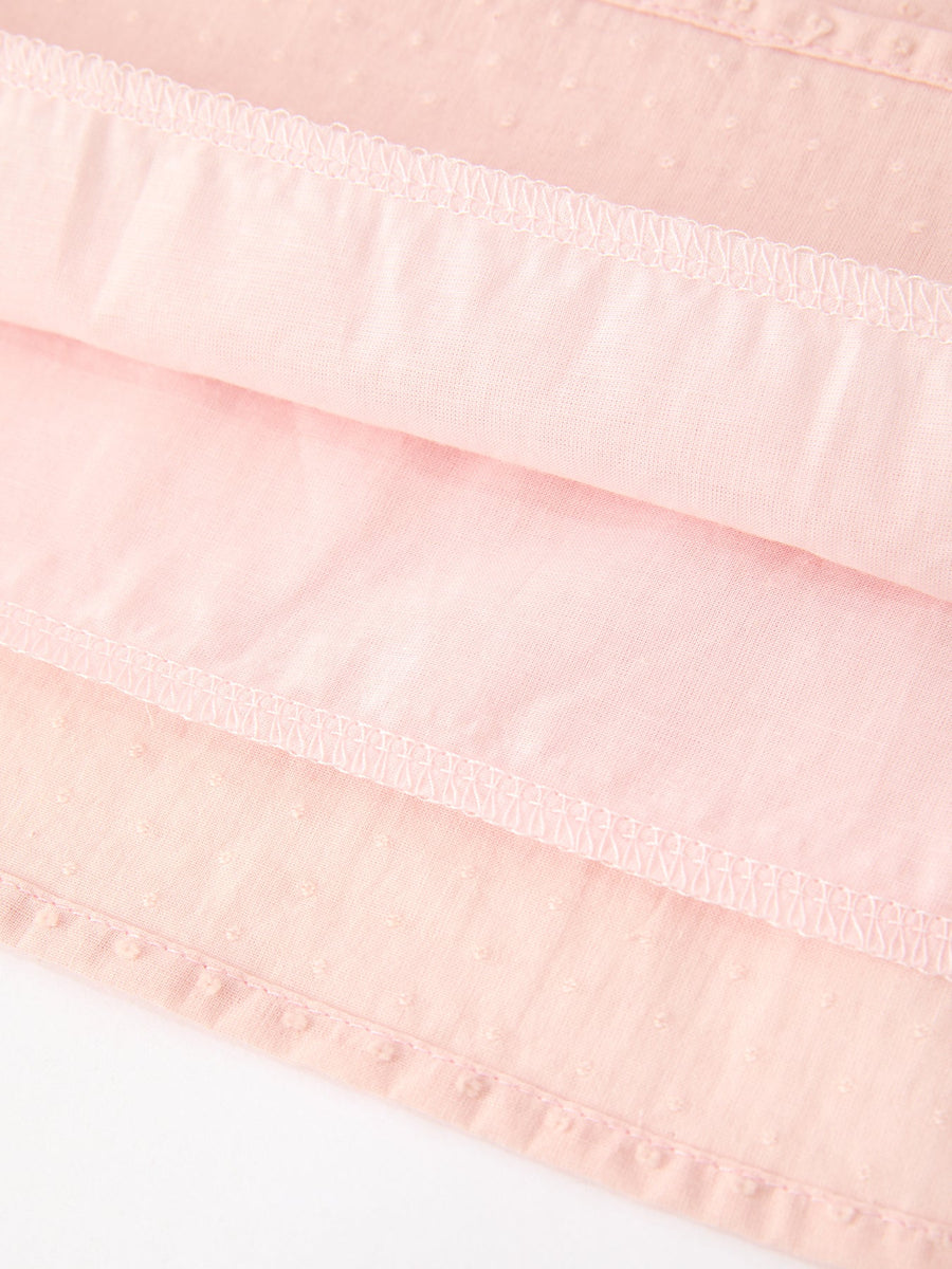 Halloween Pumpkin Applique Girls Puff Sleeve Dress