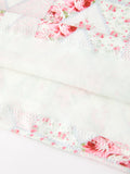 Fall Girls Floral Peter Pan Collar Ruffle Long-sleeved Dress - 5