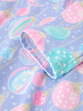 Girls Pastel Christmas Ornament Print Twirl Dress - 4