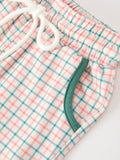 Boys Christmas Embroidered T-Shirt & Plaid Pants Set - 3
