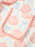 Mommy and Me Fall Pumpkin Print Pajama Set - 10