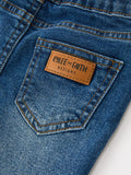Girls Denim Bell Bottom Pants Lace Flare Jeans - 5