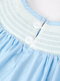 Christmas Nativity Smocked Long Sleeve Girls Dress - 4