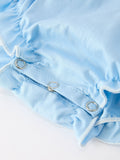 Christmas Nativity Smocked Baby Bubble Romper - 4