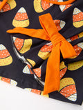 Halloween Candy Corn Mommy and Me Pajama Set Matching Lounge Set - 11