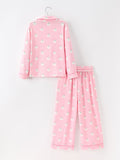 Halloween Ghost Mommy and Me Pajama Set Lounge Set - 4
