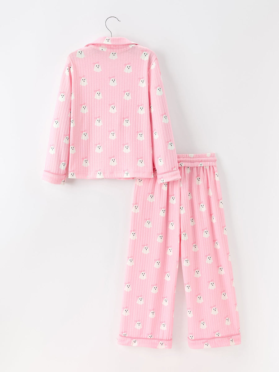 Halloween Ghost Mommy and Me Pajama Set Lounge Set