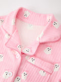 Halloween Ghost Mommy and Me Pajama Set Lounge Set - 5