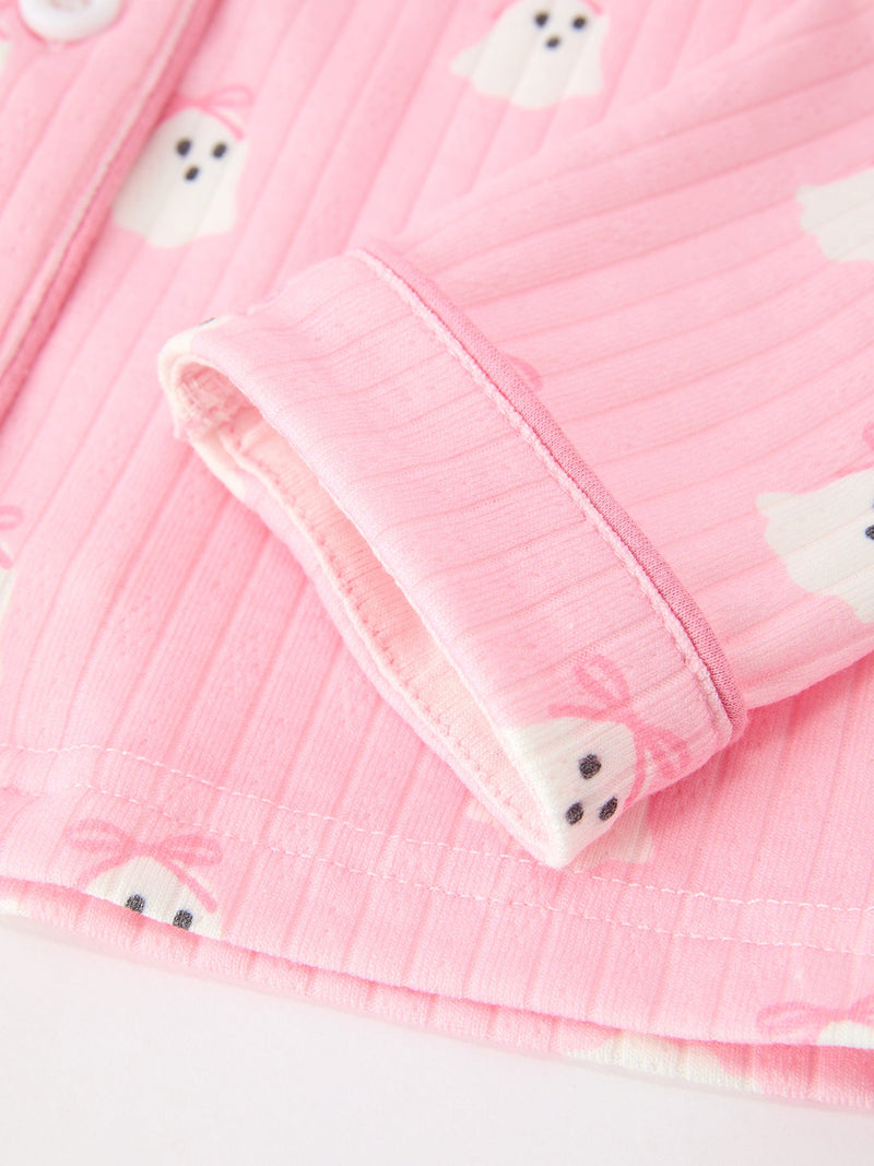 Halloween Ghost Mommy and Me Pajama Set Lounge Set - 6