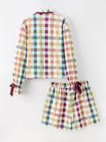 Mommy and Me Fall Plaid  Pajama Set - 9