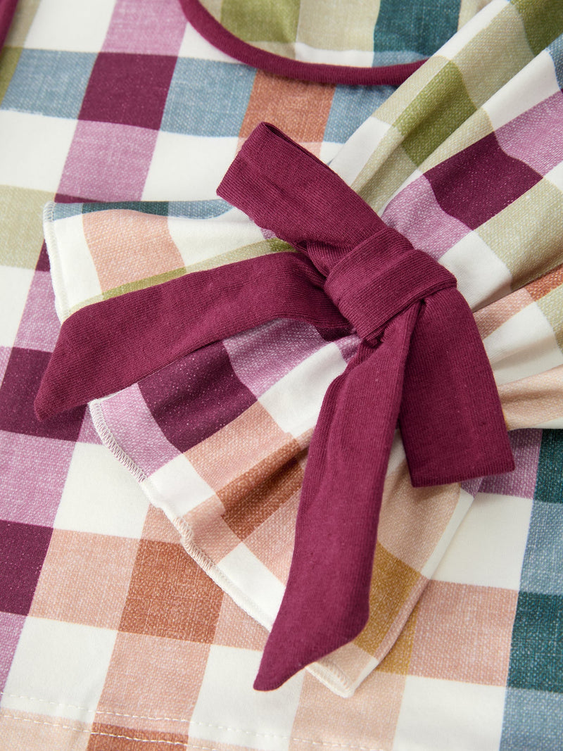 Mommy and Me Fall Plaid  Pajama Set - 11