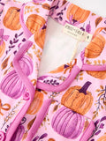 Mommy & me Halloween Pumpkin Pajama Set - 9
