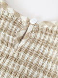 Mommy & Me Fall Plaid Dresses & Baby Bubble - 7