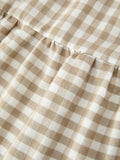 Mommy & Me Fall Plaid Dresses & Baby Bubble - 12