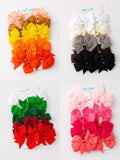Fall Bow Hair Clip Set - 1