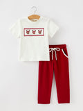 Boys Christmas Reindeer T-Shirt & Pants Set - 5