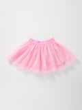 Fall Girls Pink Pumpkin Appliqué Tulle Skirt - 2