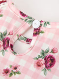 Fall Baby Girls Vintage Smocked Floral Romper - 5