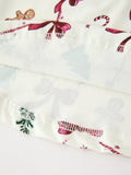 Christmas Bow and Gingerbread Print Girls Twirl Dress - 5